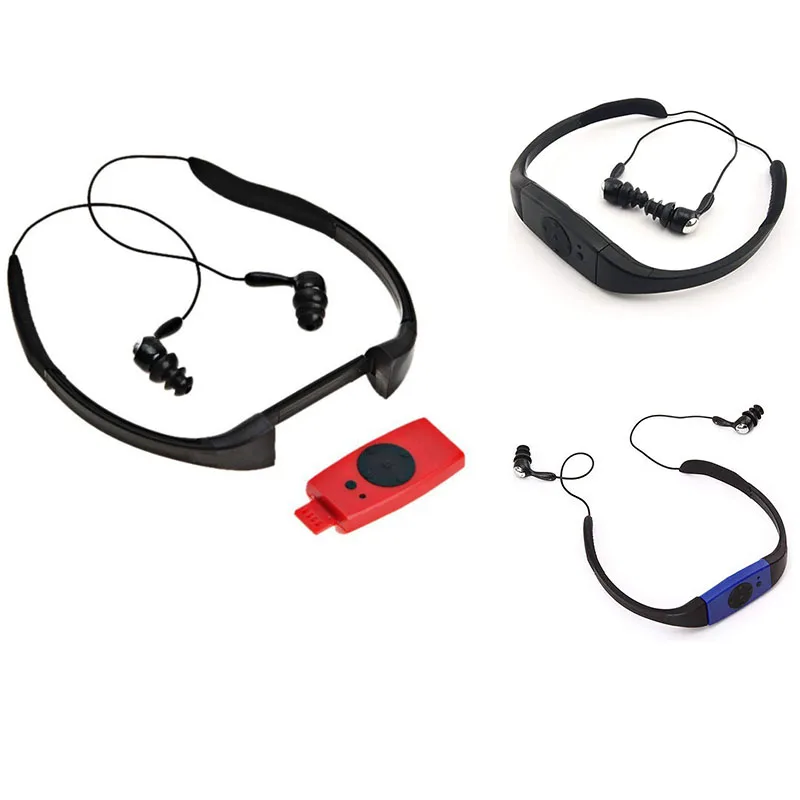 

MP3 Player Swimming Waterproof Radio FM Diving Swimming Surfing Underwater Sports Music Players Suitable 8G
