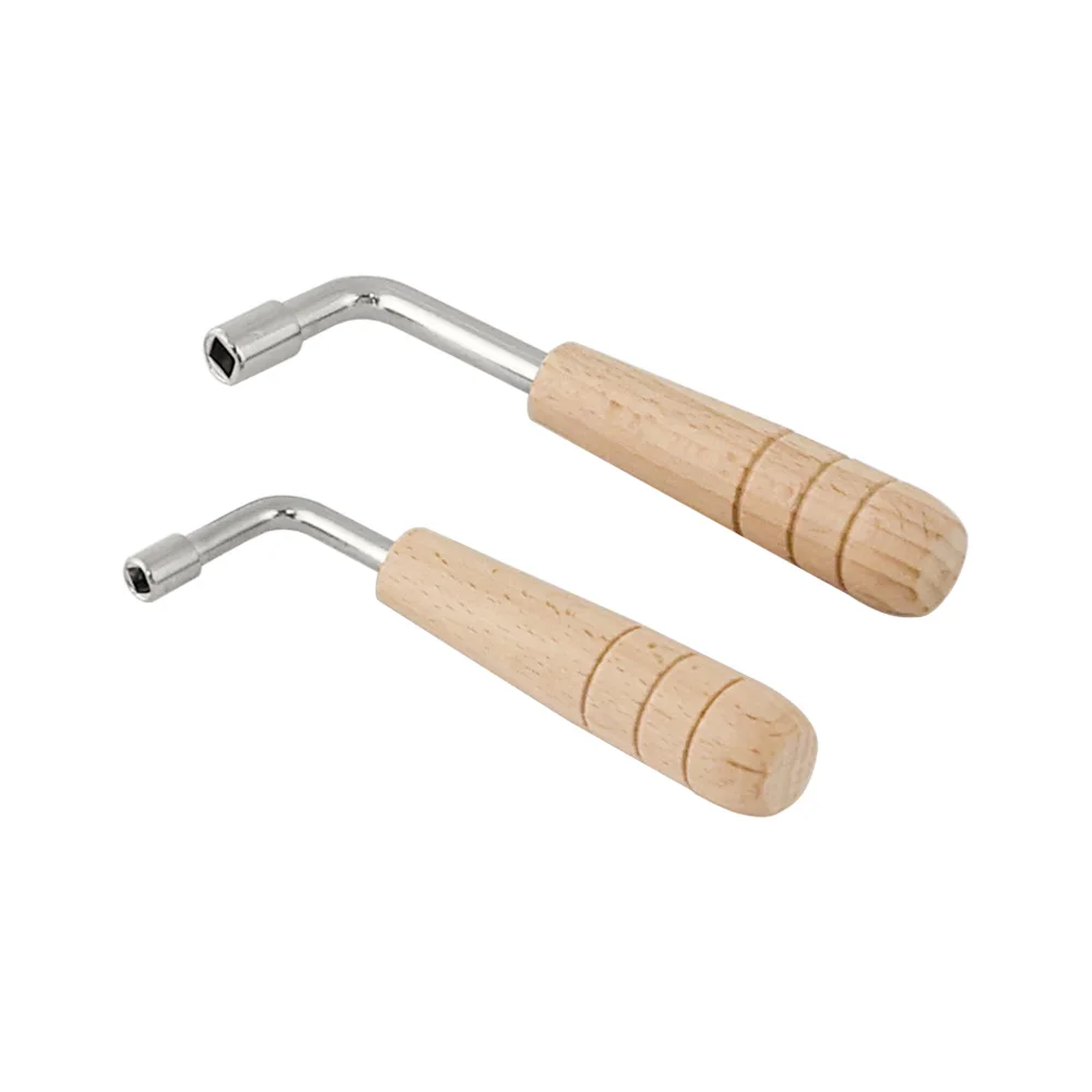 Lyre Harp Tuning Wrench Classic Lyre Harp Tuning Wrench Tuner Wooden Handle Adjustment Tool Inner 4*4MM Wrench