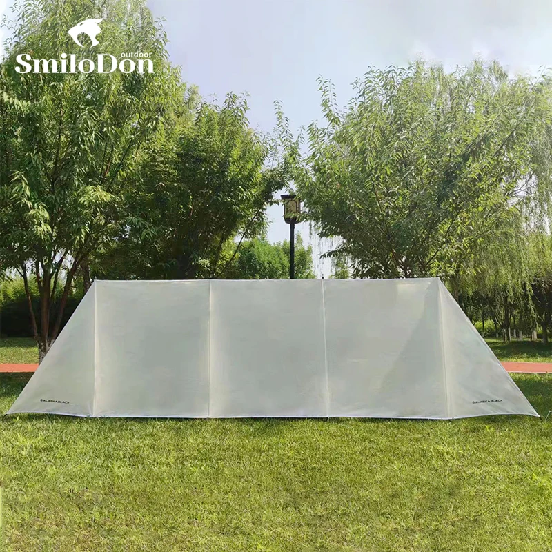 Smilodon-Foldable Outdoor Camping Shelter Windscreen Windproof Waterproof Wind Shield for Picnic Beach Large Tarp Tent Easy Set