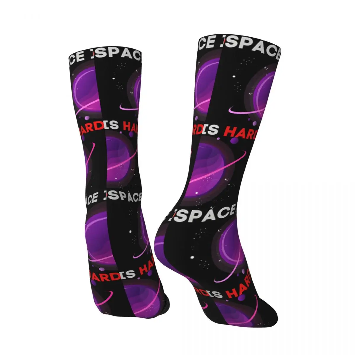 Crazy compression Fabulous Sock for Men Harajuku Space Force Netflix Seamless Pattern Crew Sock Casual