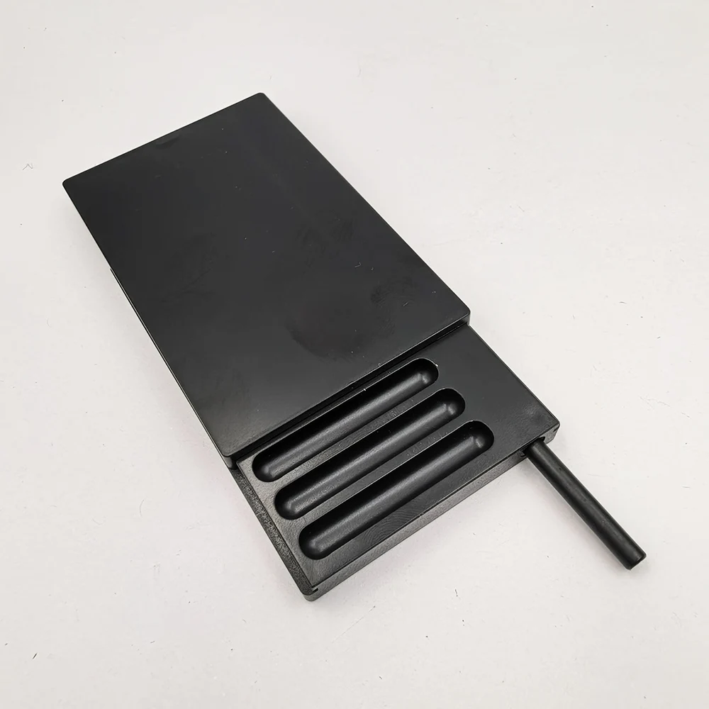 7-Fächer Kunststoff-Schnupftabakdose mit Aluminiumdeckel, Taschenformat, tragbare Aufbewahrung, 7-Fach Schnupftabak-Zubehörbox