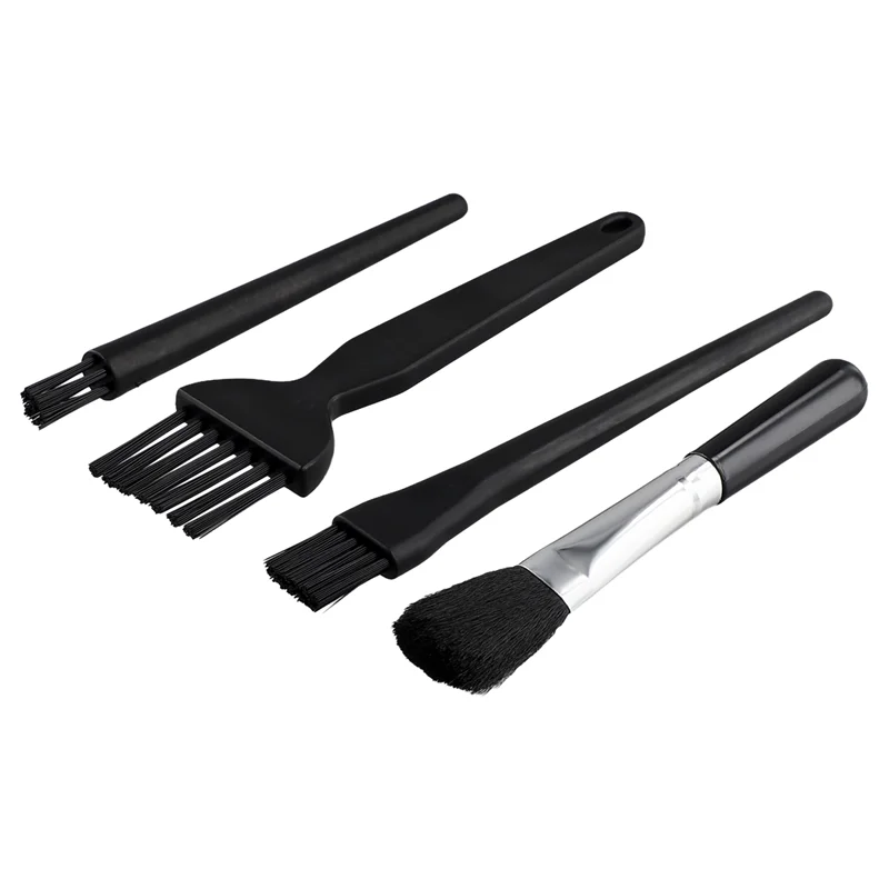 Well Made-4Pcs Antistatic Brush Kit,Multi Antistatic Brush Keyboard Computer Cleaner Brush,For Laptop Keyboard Circuit Board