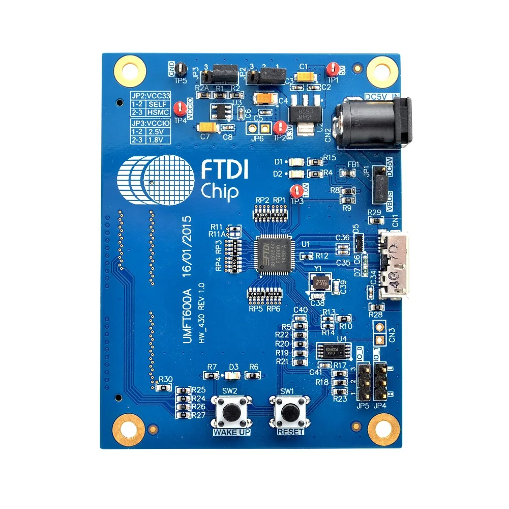 FTDI UMFT600A-B Evaluation Board, FIFO TO USB 3.0 Bridge, 16 Bit FIFO Bus, HSMC Connector, B Version Chip