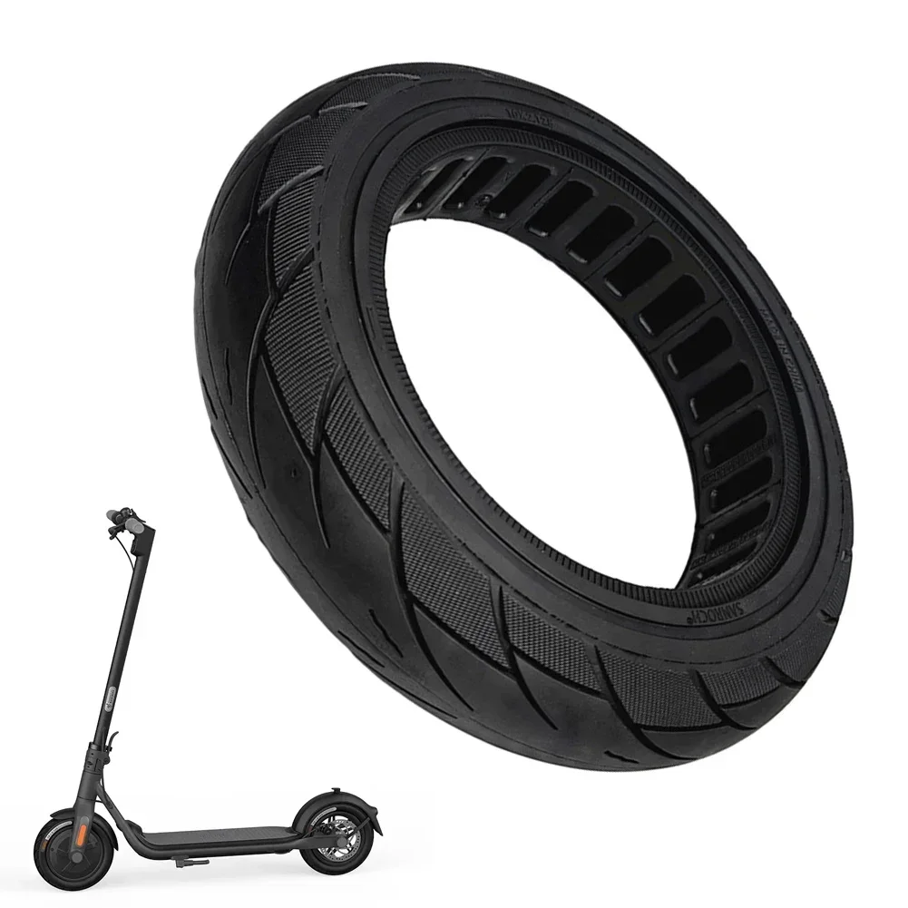 10 Inch 10x2.125 Solid Tyre For Segway -Ninebot F20/F25/F30/F40 Electric Scooter Rubber Solid Tire Cycling Accessories