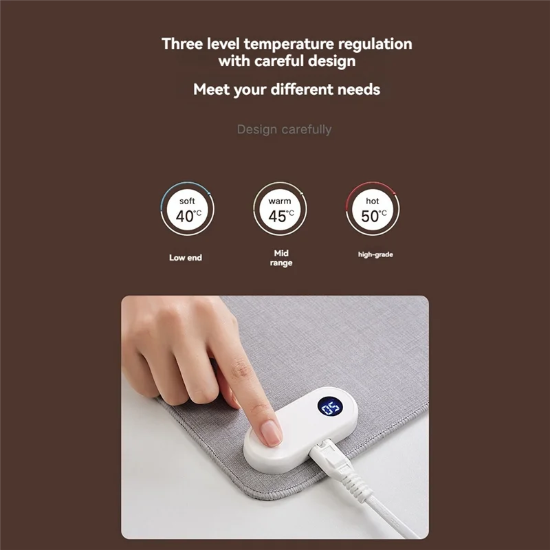 

AB34-Heat Mat 80X33cm Temperature Heating Hand Warmer Pad Waterproof Large Hand Warming Desk Pad A EU Plug