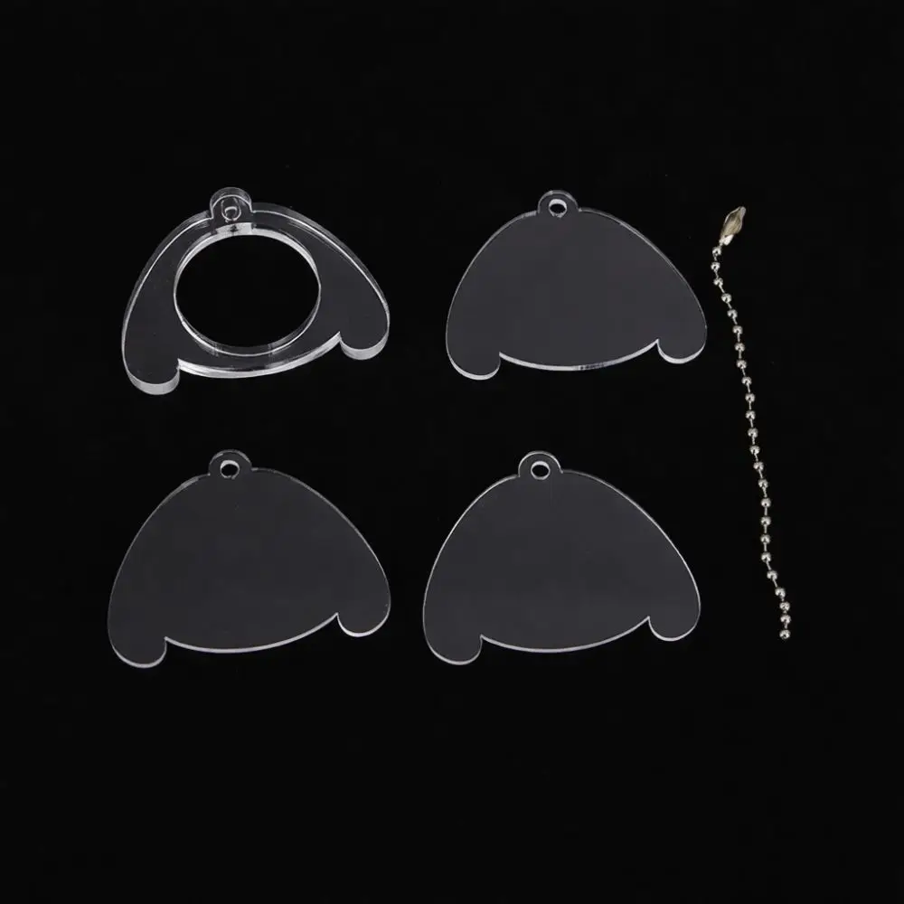 Clear Acrylic Shaker Case DIY Kit Liquid Quicksand Pendant Crafting Set Custom Creative Jewelry Making Components