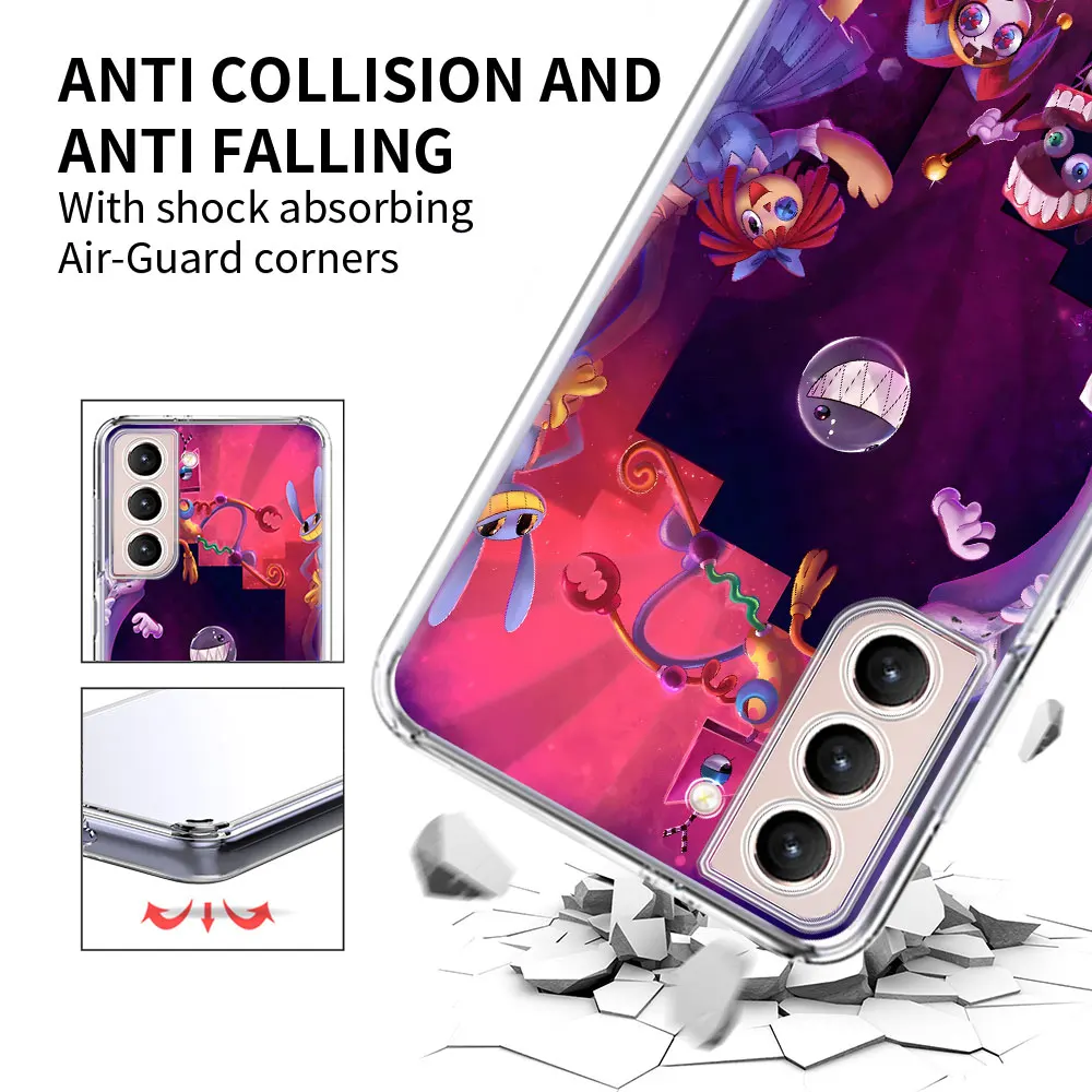 The Amazing Digital Circus Jax Case for Samsung Galaxy S23 S21 FE S22 S24 S20 Ultra S8 S10 Lite S10e S9 Plus TPU Phone Cover