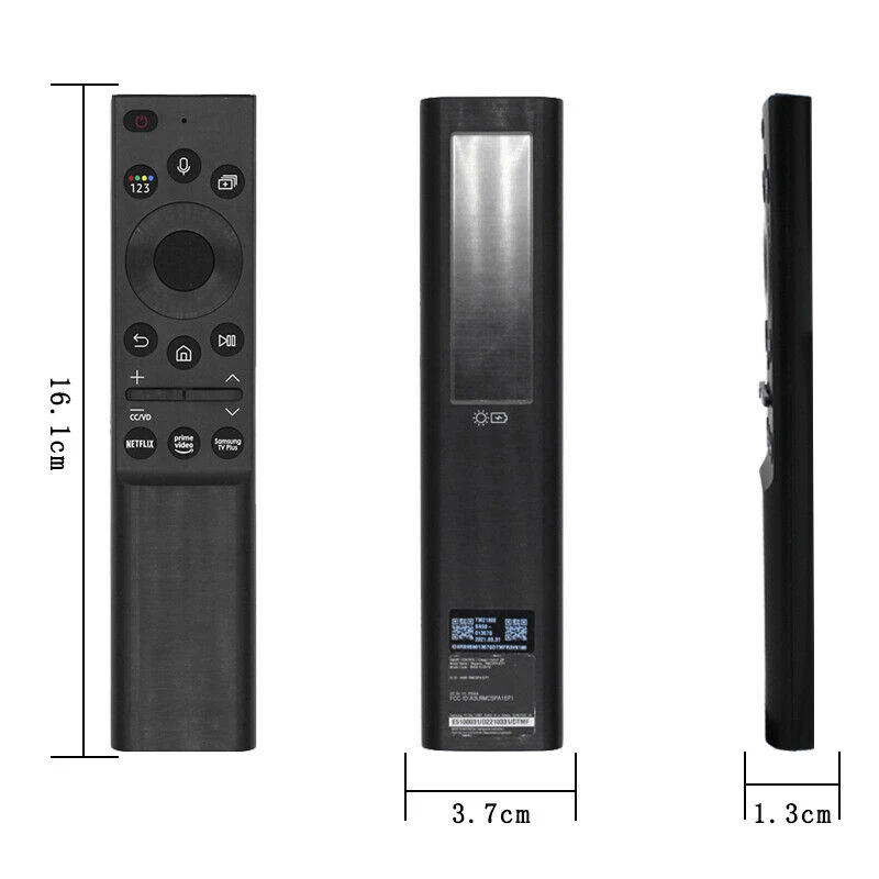 

BN59-01357A New Original For Samsung Rechargeable Solar Cell QLED Voice Remote Control Replacement BN59-01358F