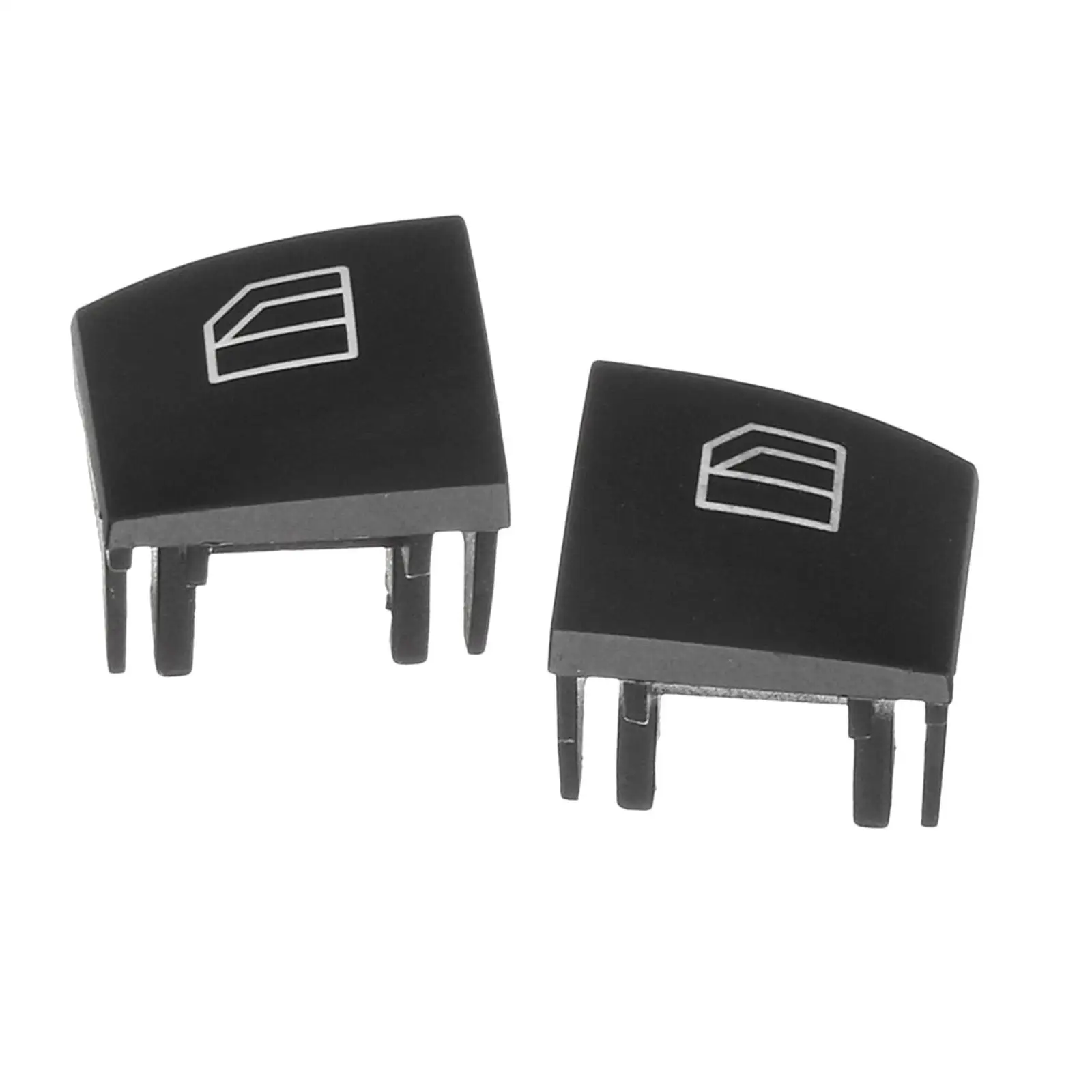 2Pcs Driver Window Switch Repair Button Caps, Button Caps W164 X164 W251