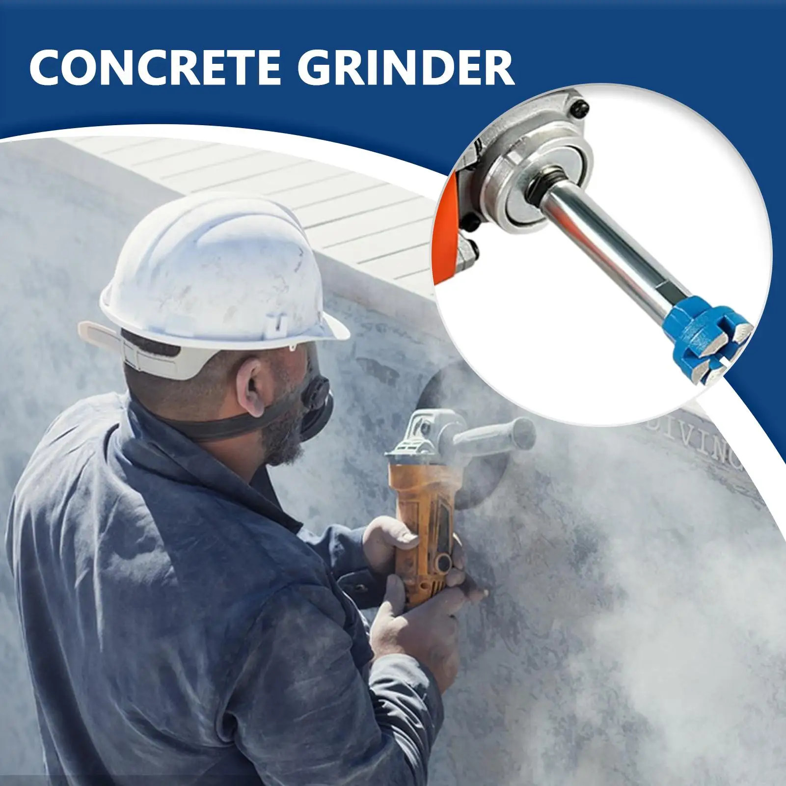 عجلات كأس طحن الخرسانة 2.5 سنتيمتر/0.98in طاحونة الخرسانة الرملي كوب أداة السلطة بت مرفق للجرانيت الصخور Thinset #2