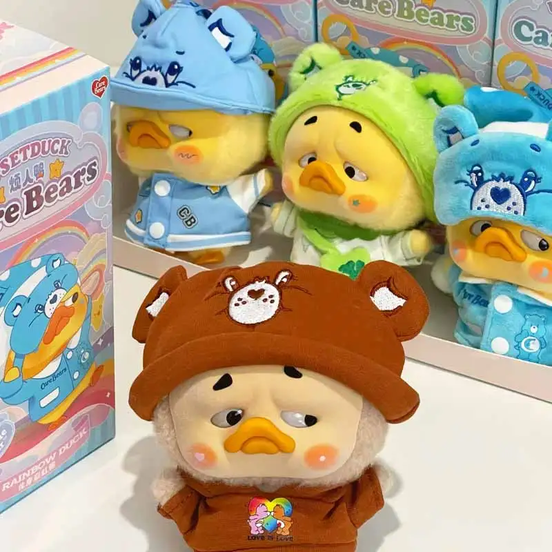 

Upset Duck Care Bears Series Be Rainbow Duck Blind Box Each Doll Comes With Clothes Cute Toy Ornament Mystery Box Surprise Gifts