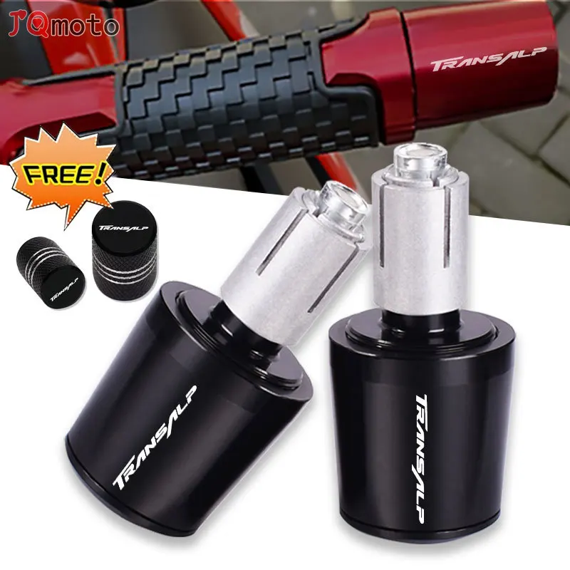 

For Honda TRANSALP XL 600 650 700 V XL700V XL650V Motorcycle CNC Handle Bar Handlebar Grips Cap End handle Plugs cap Accessories