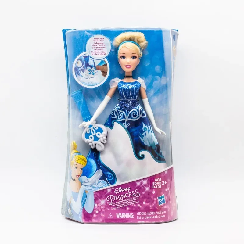 Hasbro Disney Princess Colour Change Series Cinderella Cinderella Rapunzel Merida Figures Toy Gifts for Children