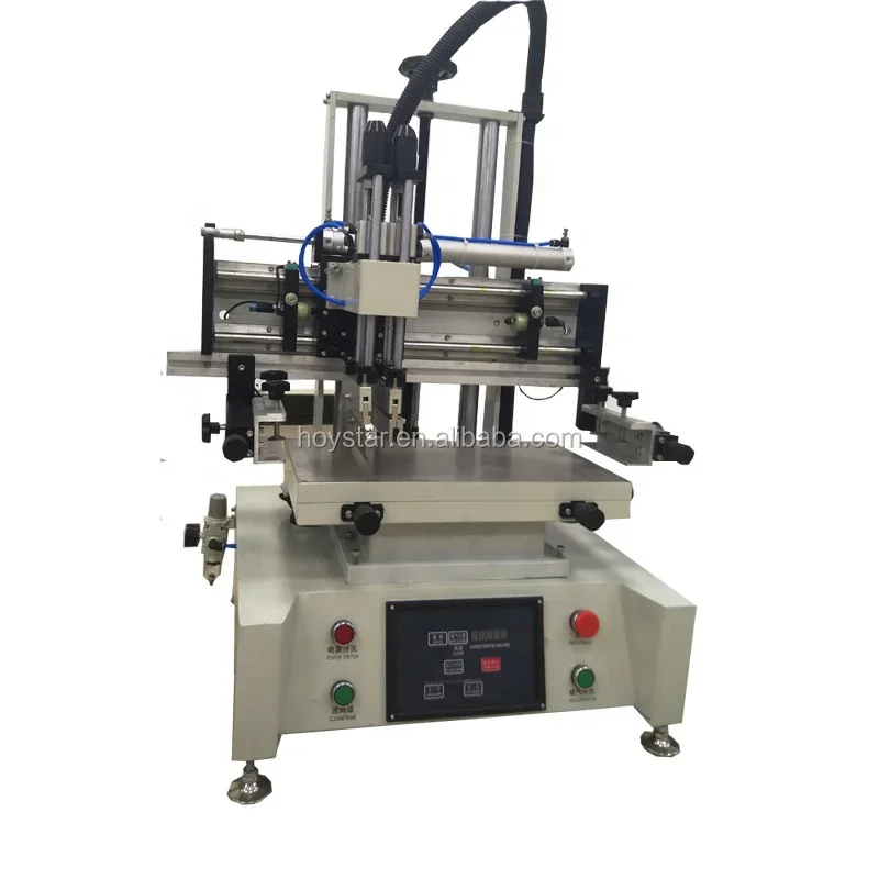 Flat Screen Printing Machine Flat Hanging Air Freshener Silk Screen Printer For Sale