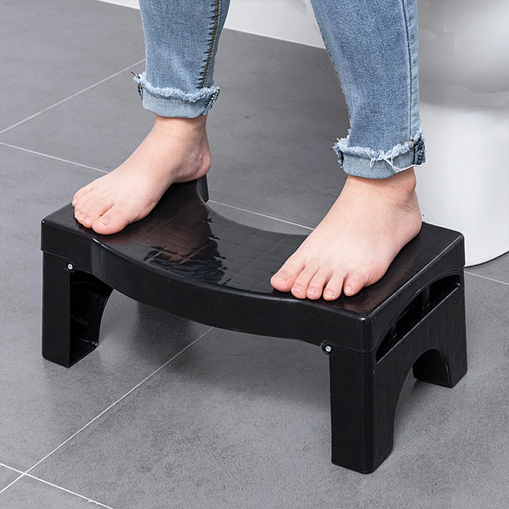 

- Convenient Step Stool For Easy Access To High Shelves Toilet Stool Bathroom Squat Potty Foot