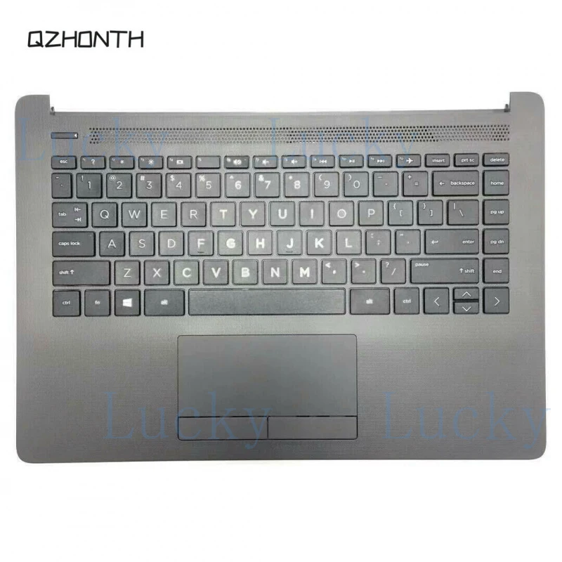 

f New For HP 240 G7 245 G7 14-CM Palmrest Top Case w/ Keyboard Touchpad L44060-001