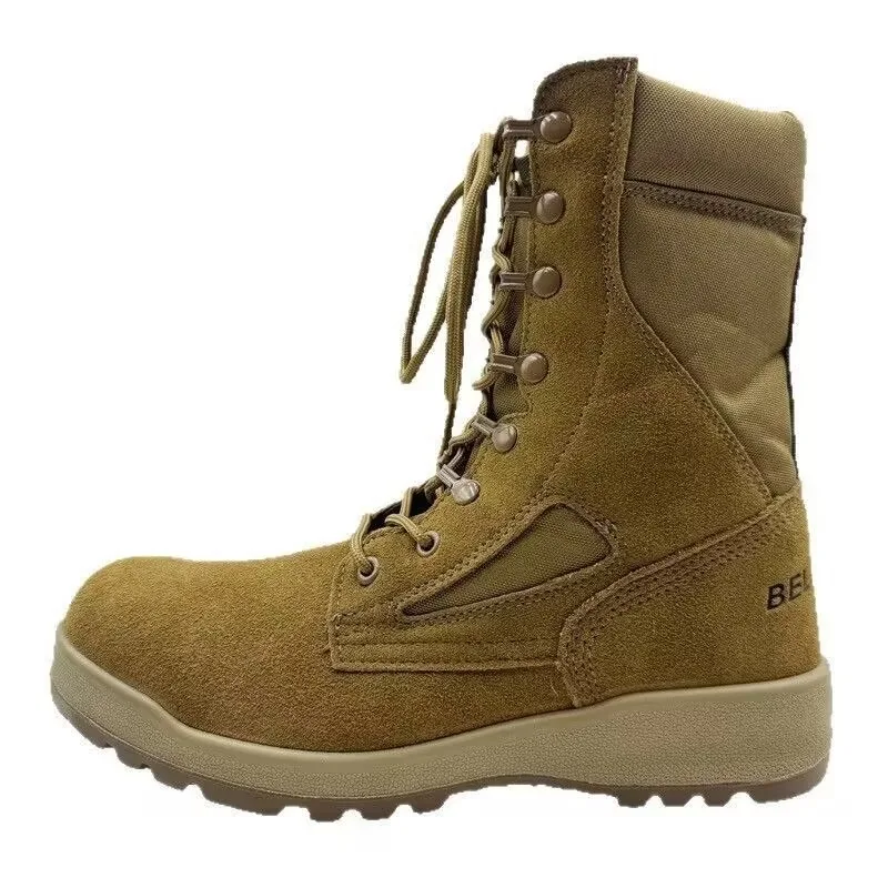 2026 New Arrival Comfortable and Durable Adult Desert Boots High Top Leather Men's Outdoor Hiking and Mountaineering Shoes