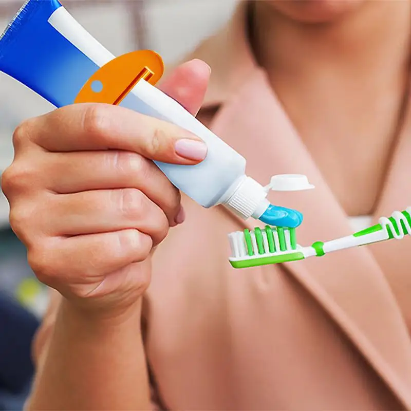 Toothpaste Tube Squeezer Toothpaste Clip Tube Squeezing Tool Labor-Saving Toothpaste Roller Reduces Waste and Easy Press