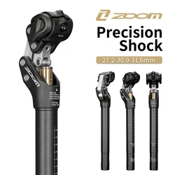 ZOOM 4-Bar Link Suspen sionSeatpost 27.2/30.9/31.6mm 350mm MTB XC Off-road Bike Shock Stop Four-link Shock Absorber Seat Tube