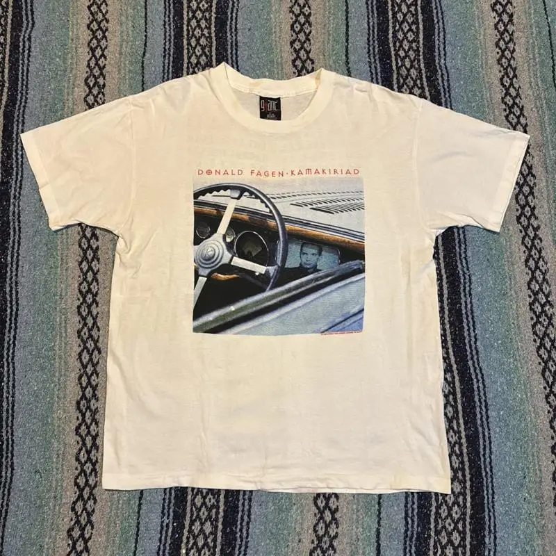 Винтажная гигантская футболка Donald Fagen Kamakiriad XL, концертная футболка Steely Dan Band