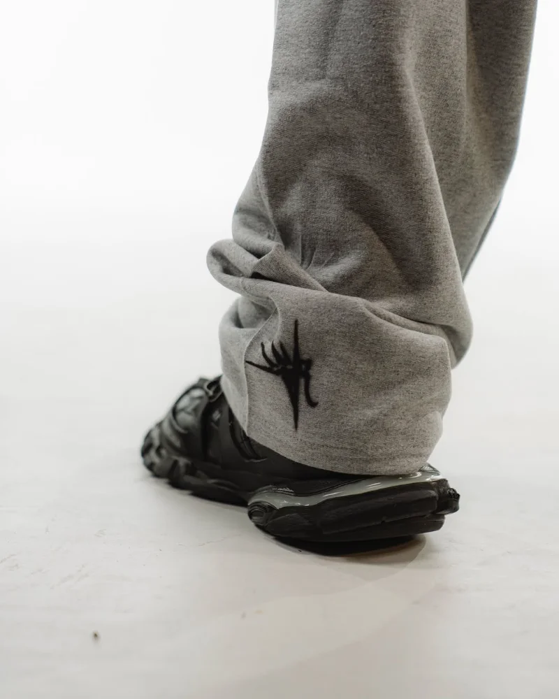 Harajuku ريترو أزياء شخصية طباعة تصميم عارضة الرجال السراويل القوطية الاتجاه Sweatpants الهيب هوب جديد فضفاض السراويل المستقيمة