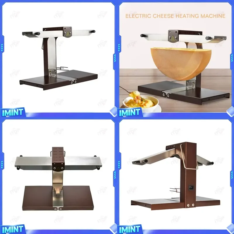 900w Electric Raclette Cheese Making Machine Half Cheese Wheel Adjustable Angle Cheese Melter Machine