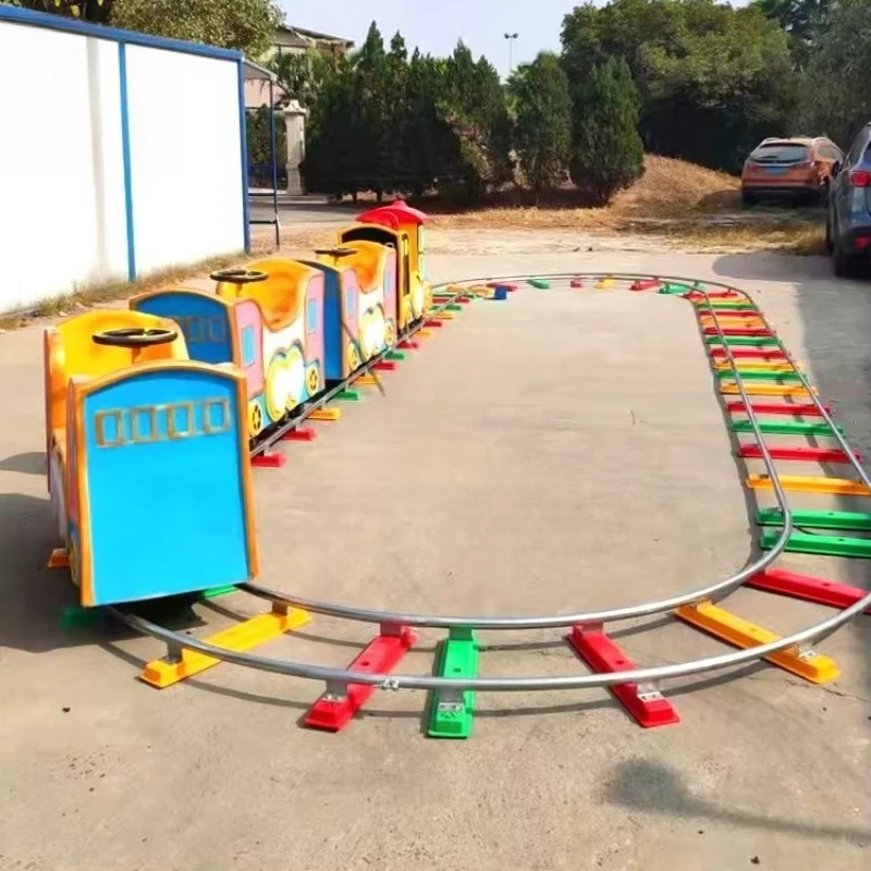14-seat electric rail train high return on investment for children's amusement facilities