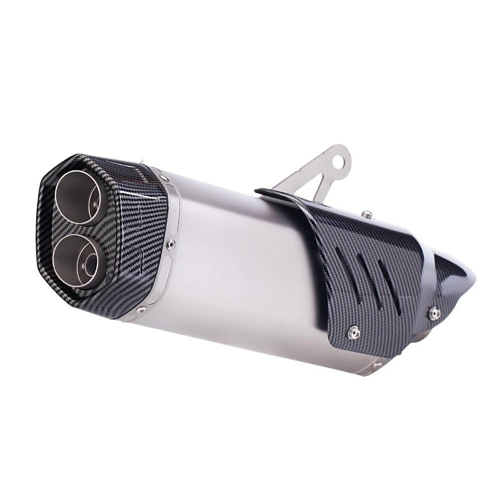 Universal Motorcycle Exhaust Muffler Pipe DB Killer Scooter For PCX Nmax CBR250 CB400 CBR250RR R3 R25 Z1000 Z800 51mm view 4