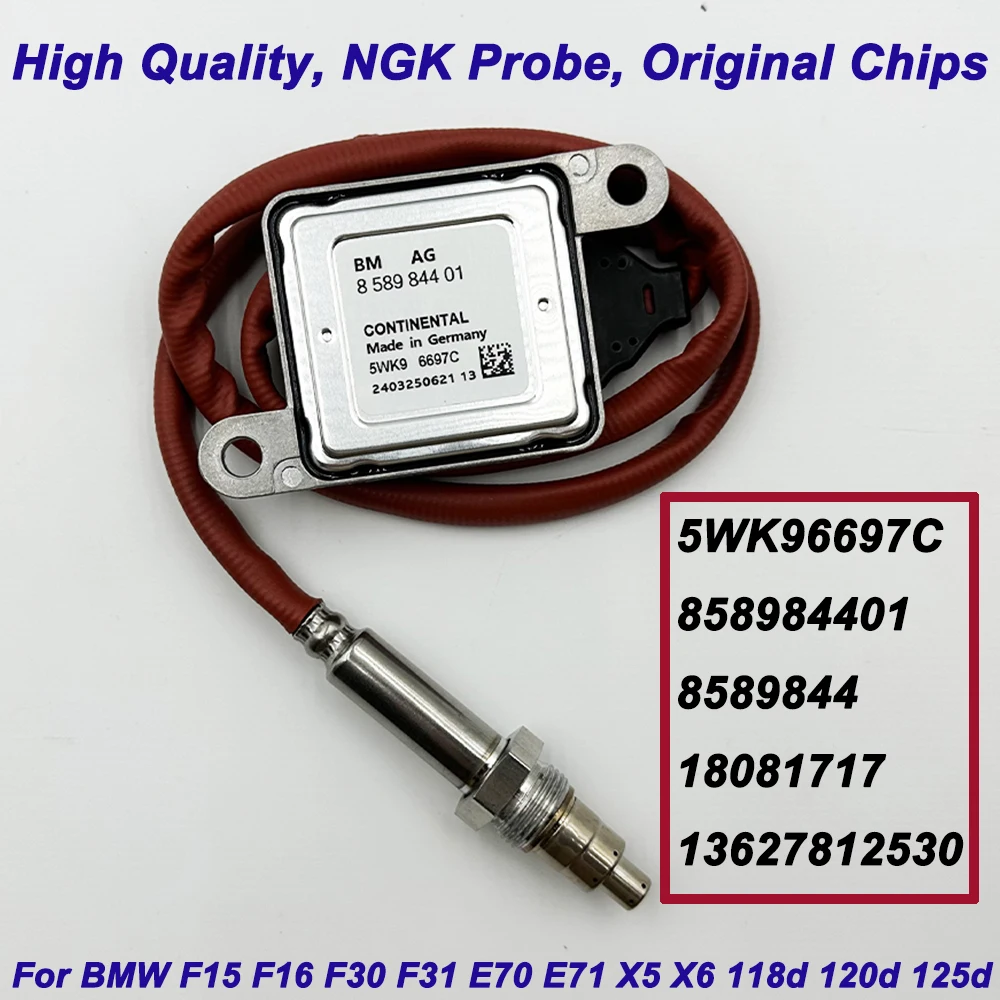 

High Quality Chips N-GK Probe NOx Sensor OE 5WK96697C 858984401 13627812530 8589844 18081717 For BMW F15 F16 F20 F21 F30 X3 X5