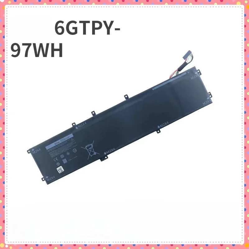 

NEW 6GTPY Laptop Battery for DELL XPS 15 9570 9560 7590 9550 Series Notebook 11.4V 97WH Laptop Parts & Accessories