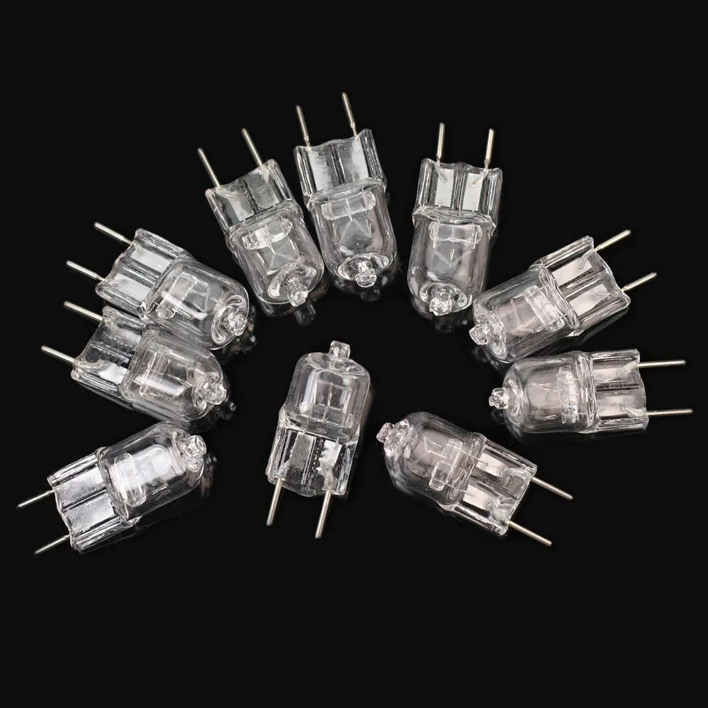 

10Pcs Auto Halogen Headlight G8 Bi-Pin 6000k White 120V 20W Car Headlamp High Low Beam Xenon Gas Filled Waterproof