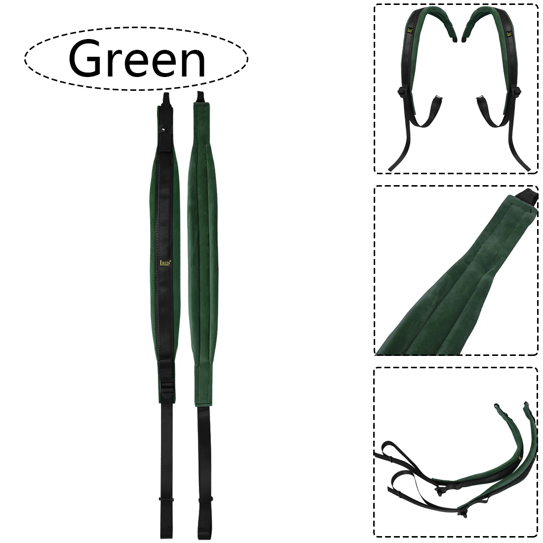 Irin 16-100 Bass Akkordeon Gurt verstellbar profession elle universelle Doppels ch ulter gurte Nylon Akkordeon Accessoires Teile – Detail 3
