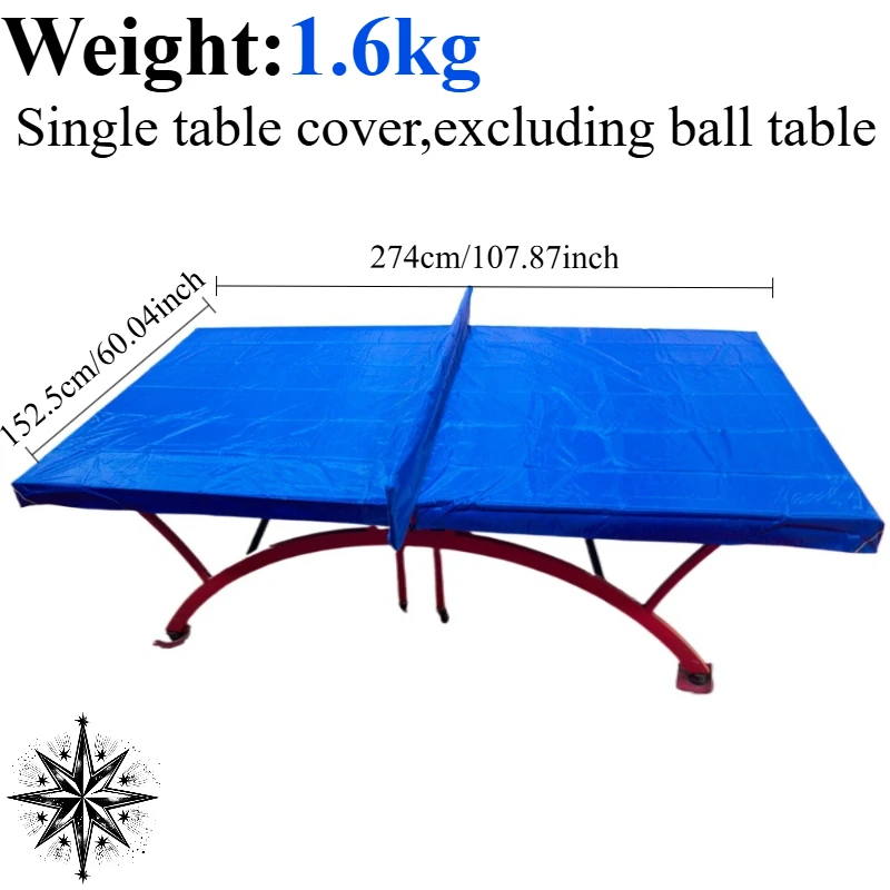

Indoor Standard Table Tennis Protective Dust UV Protection and Waterproof Cover Ping Pong Accessories