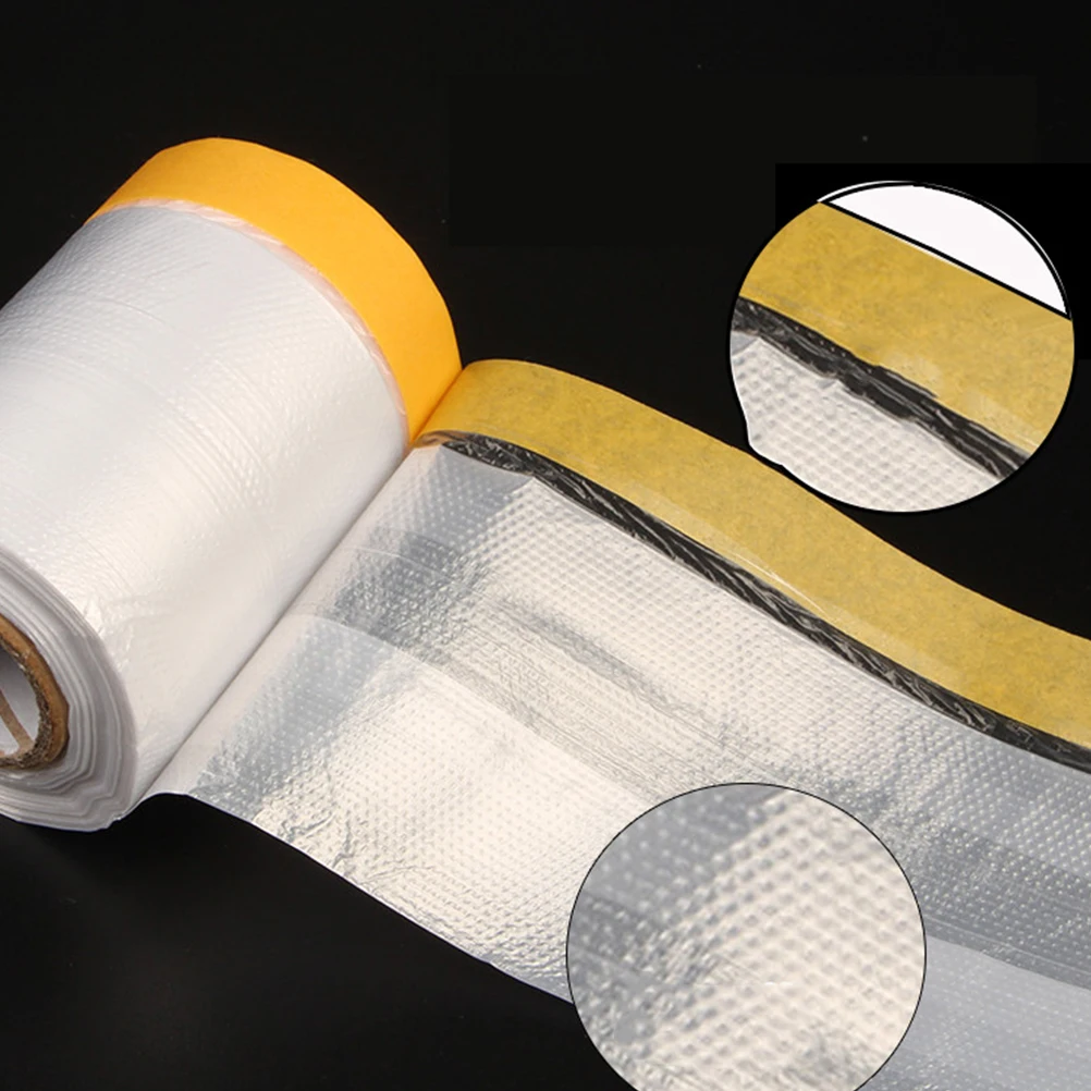 

Car Sticker Film PVC Waterproof Cover Masking DIY Spray Tape Smooth Durable Easy Install Remove No Residue Suitable Car