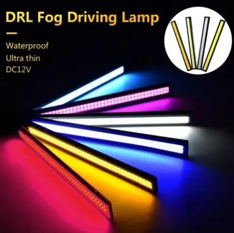 

HL Universal 17cm Waterproof Daytime Running Lights COB Fog Lamp Car Styling Led Day Light DRL Lamp Fog Bar Lamp Strip Light
