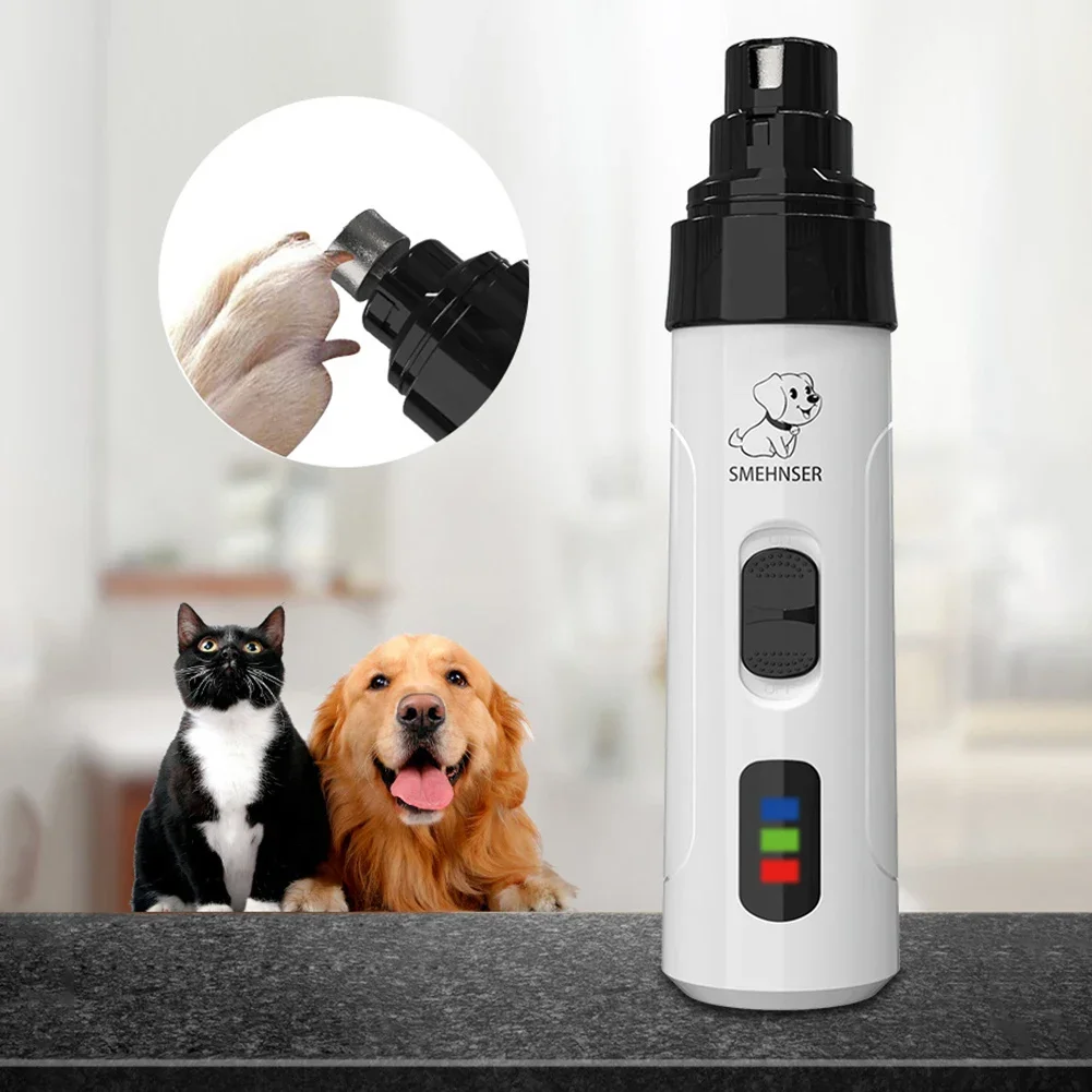 Electric Dog Nail Trimmer Rechargeable Pet Nail Grinder Pet Care Essential