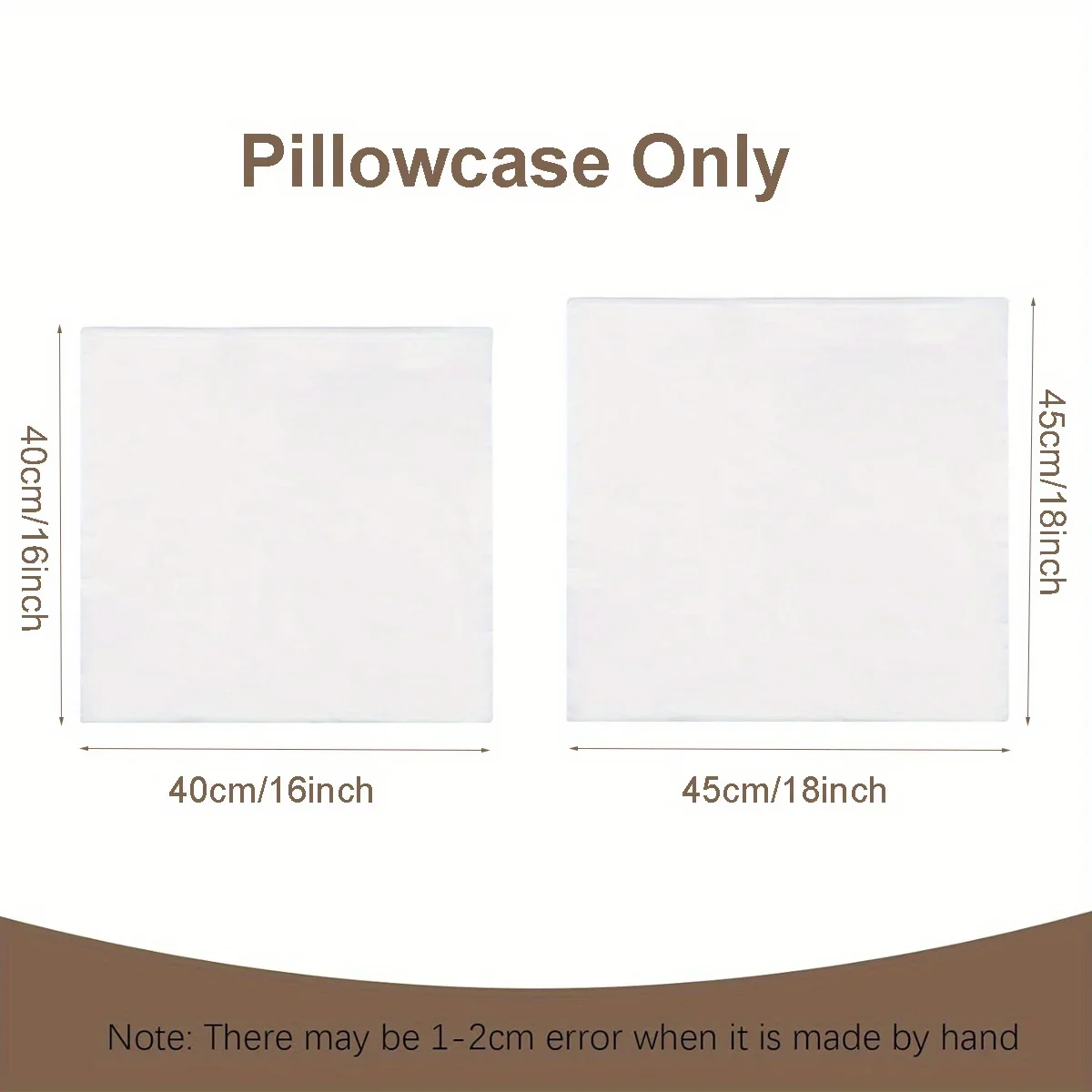 15-Pack White Peach Skin Fabric Pillow Covers 16/18inch - Blank Canvas for DIY Sublimation, Custom Heat Transfer Designs