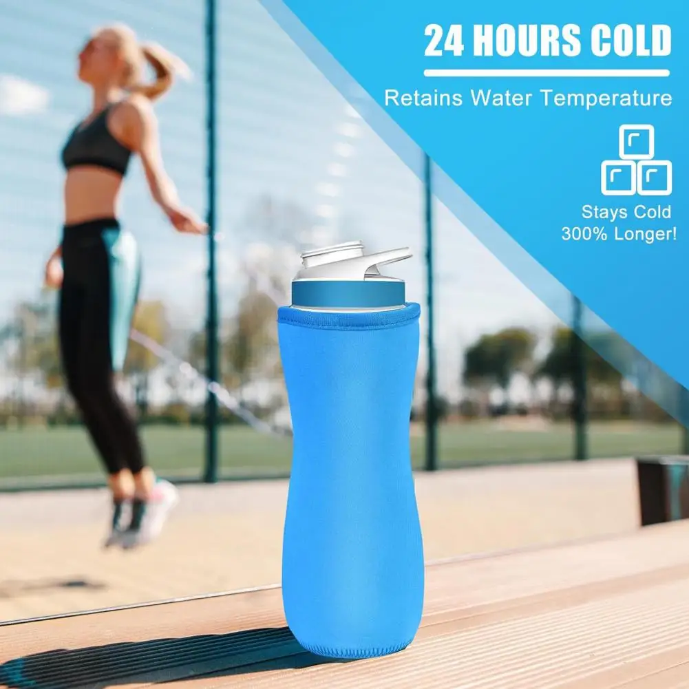 Insulated Bottle Lid Neoprene Insulated Water Bottle Sleeve for Cirkul 22oz Bottles Stainless Steel Bottle Cover for Hydration