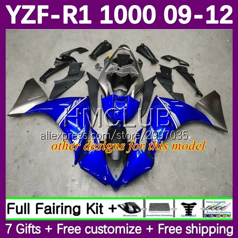 Fairing For YAMAHA YZF R1 R 1 YZF-R1 YZF1000 139No.45 1000 CC YZFR1 09 10 11 12 YZF-1000 2009 2010 2011 2012 Bodys Red flames