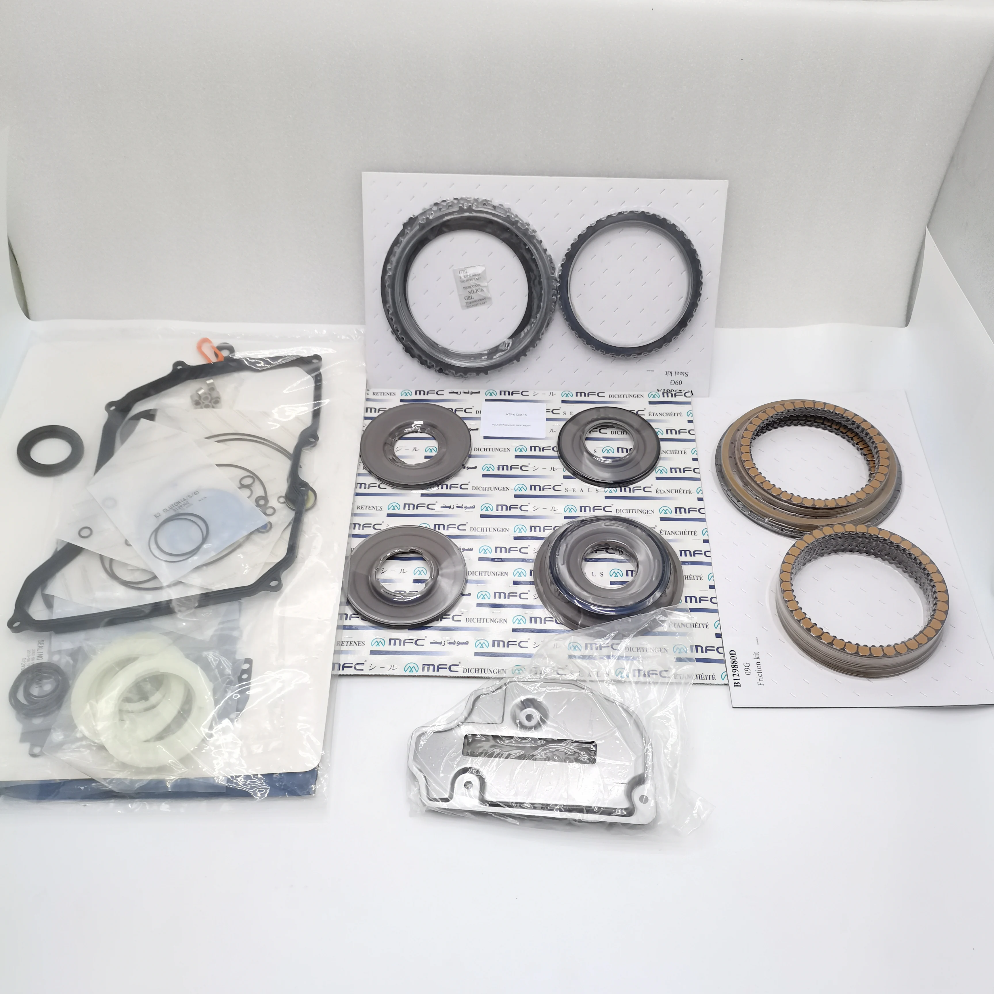 09G TF-60SN Transmission Master Repair Overhaul Disc Kit Friction Steel Plate Piston Kit Oil Filter For     Gearbox Oil Seal