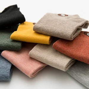 Niedrige Rohrsocken für Frauen, schönes Bärenmuster, atmungsaktiv, lässig weiblich, komfortabel, modische, 10 Paare 12 Hauptverkäufe von schönen Süßigkeiten - №12