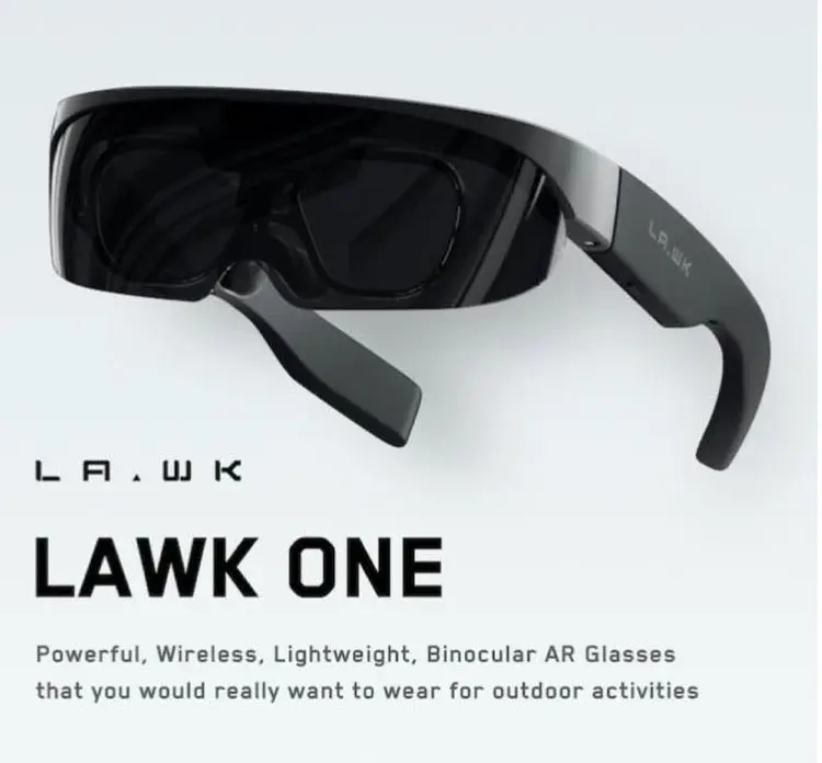 2024 New LAWK Ar Glasses Cycling Navigation Outdoor Shooting Ai Interactive Music Augmented Reality Xr/AR Smart Glasses