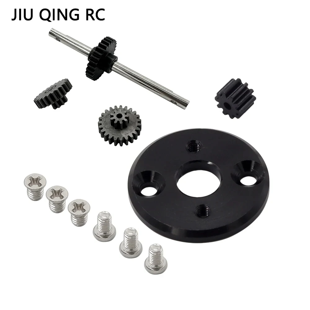 MN78 MN82 Metal 370 Motor Mount with Motor Pinion Transmission Transmission Gear Set 1/12 Upgrade Parts