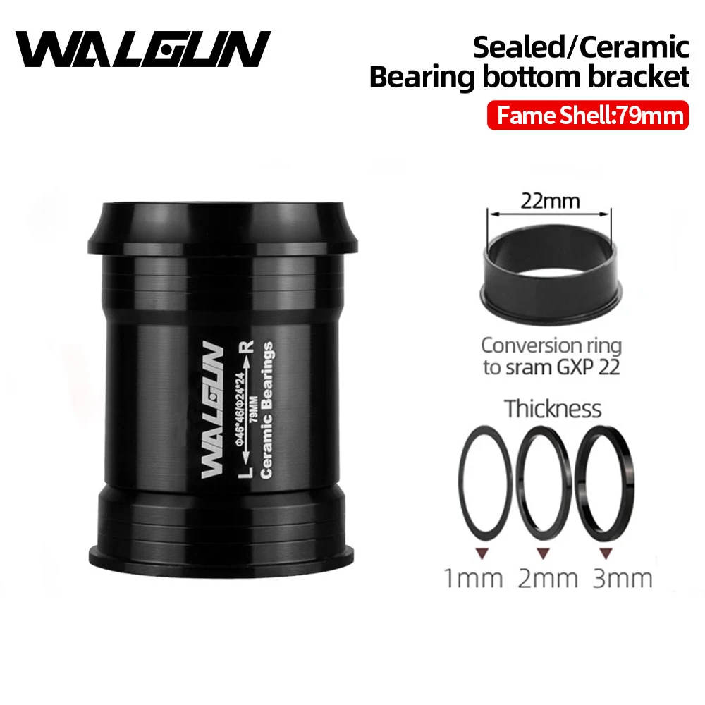 

Керамический нижний кронштейн Walgun BB79 для шатунов Shimano Sram GXP Cervelo PF46, рама велосипеда BB, герметичный подшипник, аксессуары для велосипеда