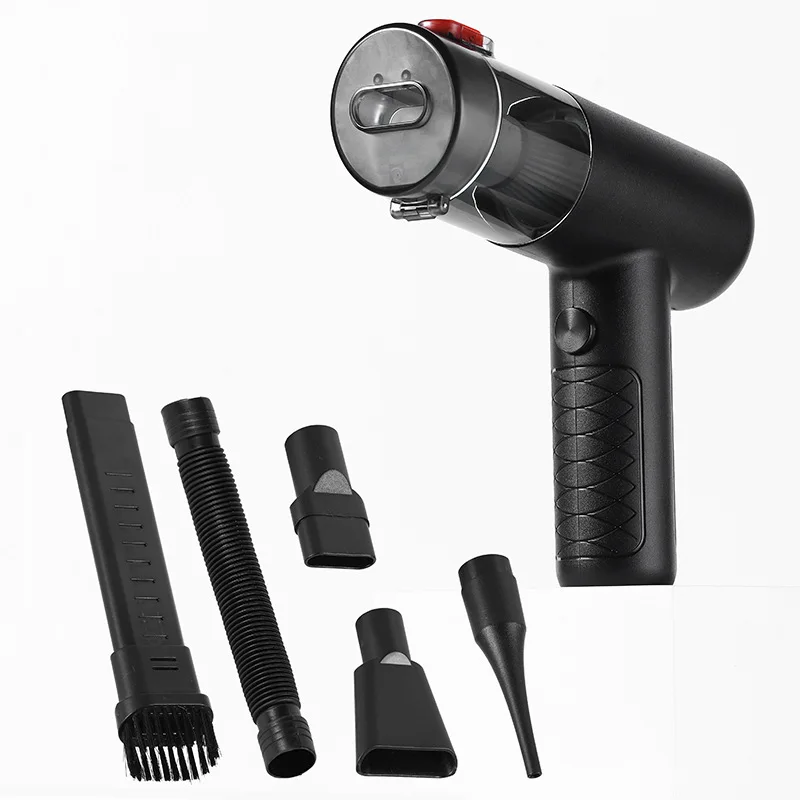 مكنسة كهربائية محمولة للسيارة بدون فرش مدمجة بالشفط، مكنسة كهربائية صغيرة محمولة عالية الطاقة خاصة بالسيارة #3