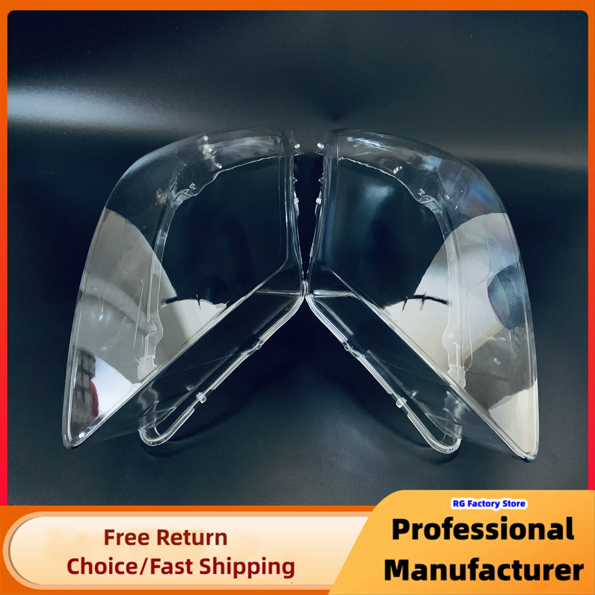 1 Pair Front Headlight Lens Cover For Audi Q7 2006-2015 Clear Car Headlamp Cover Transparent Lampshade Lamp Hood Shell
