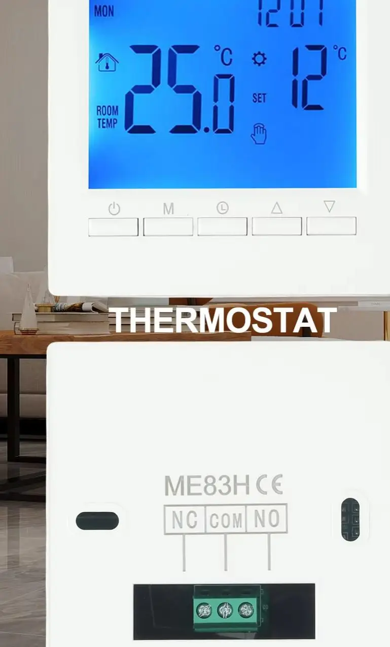 

Thermostat WiFi Wireless Room Temperature Controller Of Water/Electric Floor Heating Gas Boiler Humidity Tuyas Alexas Googles