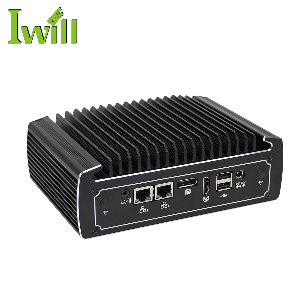 Latest  Fanless Mini Pc Core I7 Computer Nano DDR4 Ram 4K UHD GPU Industrial Mini Computer