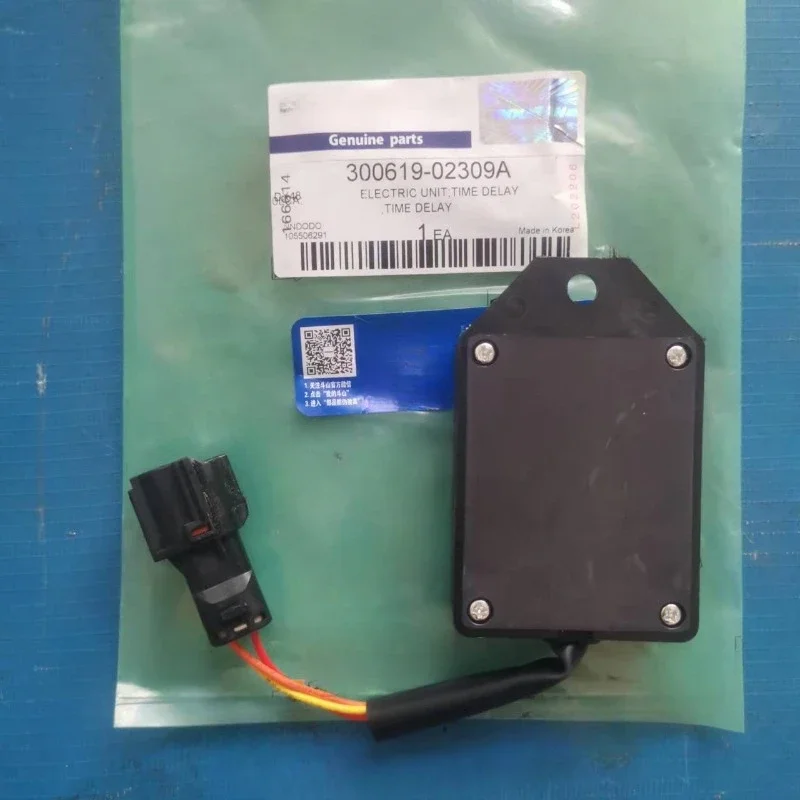 Original 300619-02309A Electronic Timer Relay 300619-02309 DX140 DX190 DX330 Excavator Parts