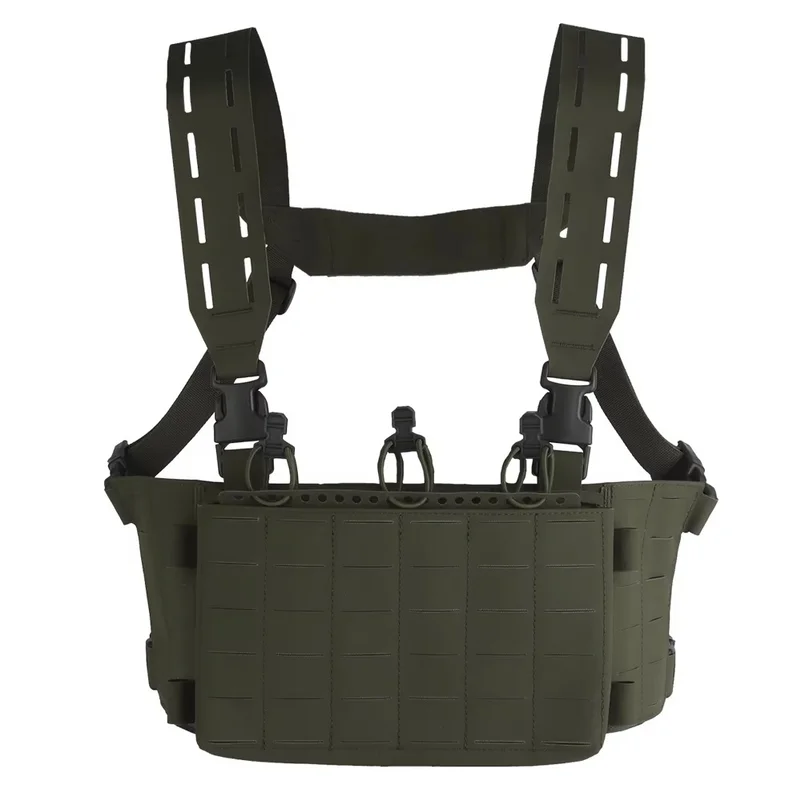 Tactical V1 Modular Hunting Chest Strap UG Style Hunting Plate Carrier LV-X Chest Rig with 556 Triple Magazine Pouch